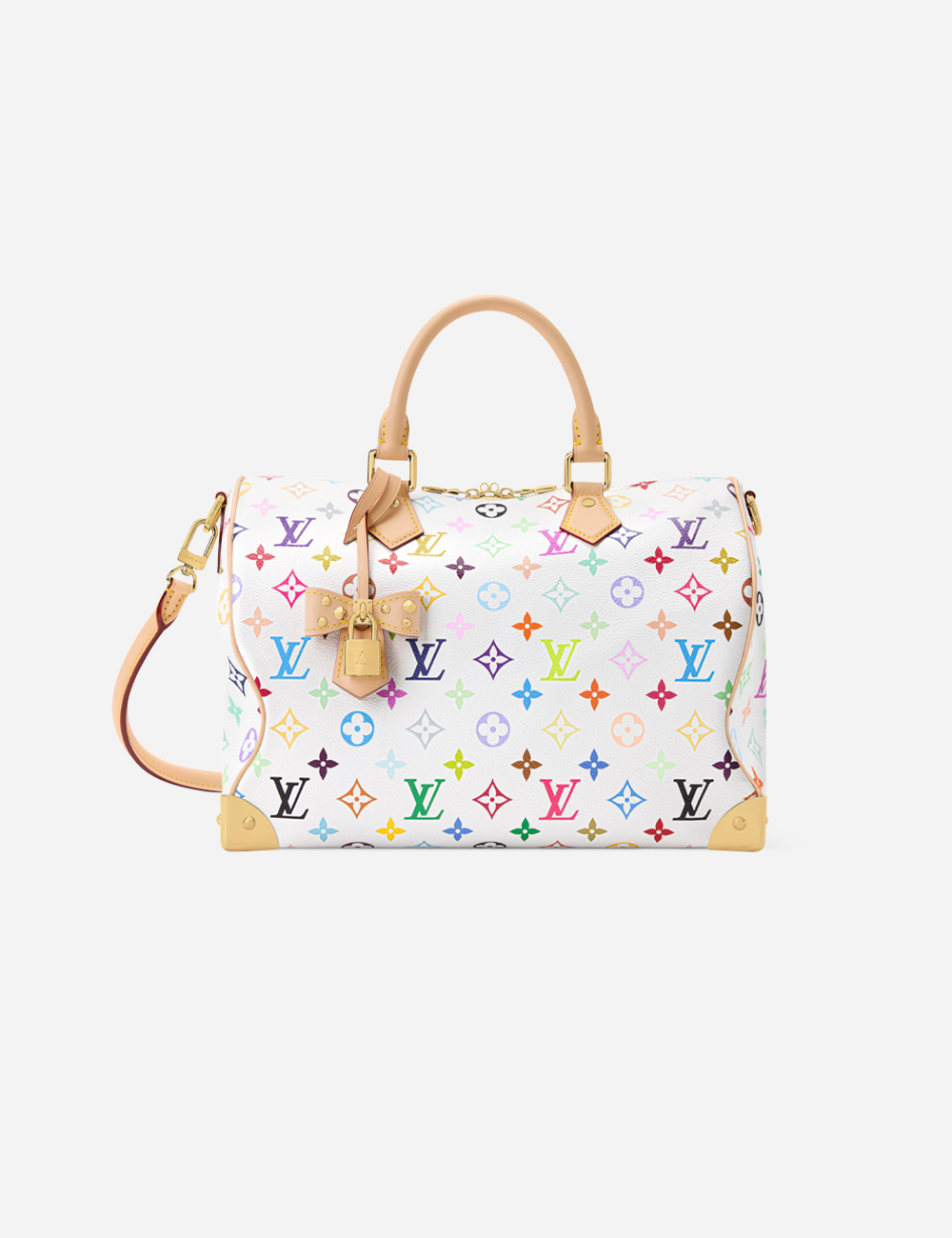 Сумка Louis Vuitton LV x TM Speedy Soft 30 "Multicolor/White"