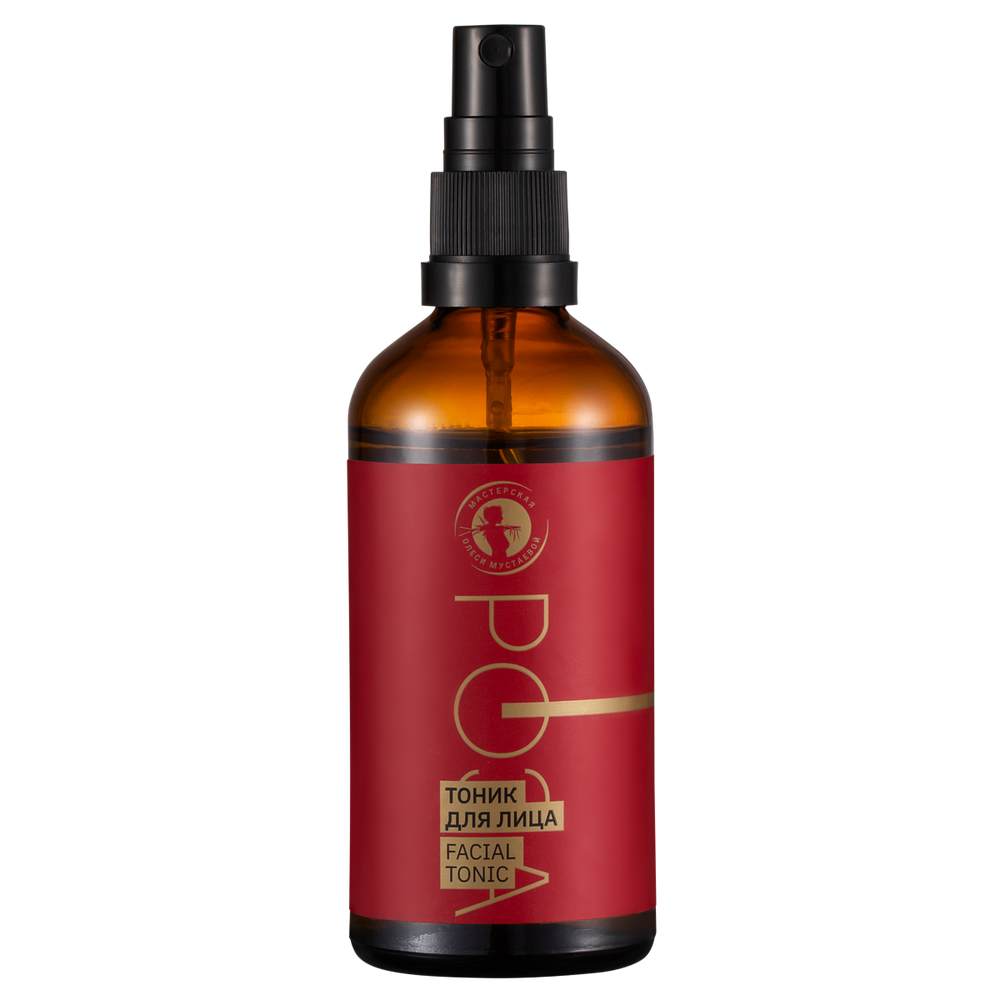 Rose тоник для лица увлажняющий с гиалуроновой кислотой, с шёлком 90 мл (Мастерская Олеси Мустаевой)