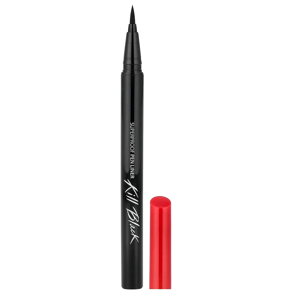 Clio, Superproof, подводка для карандашей Superproof, черный, оттенок 01 черный, 0,55 мл (0,01 жидк. унции)