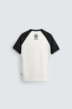 ZARA ФУТБОЛКА КОЛОР-БЛОК MEXICO 70 FIFA WORLD CUP™ FIFA CLASSICS, БЕЛЫЙ