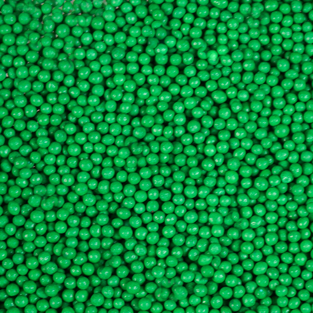 Посыпка Шарики зеленые 2 мм, 50 гр