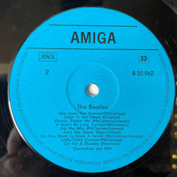 Винтажная виниловая пластинка LP The Beatles (ГДР 1983)