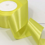 Лента Атласная 5см х 28м Сатин (Желтый)