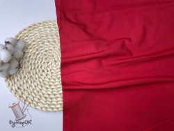 Кулирка с лайкрой ТЕМНО-КРАСНАЯ