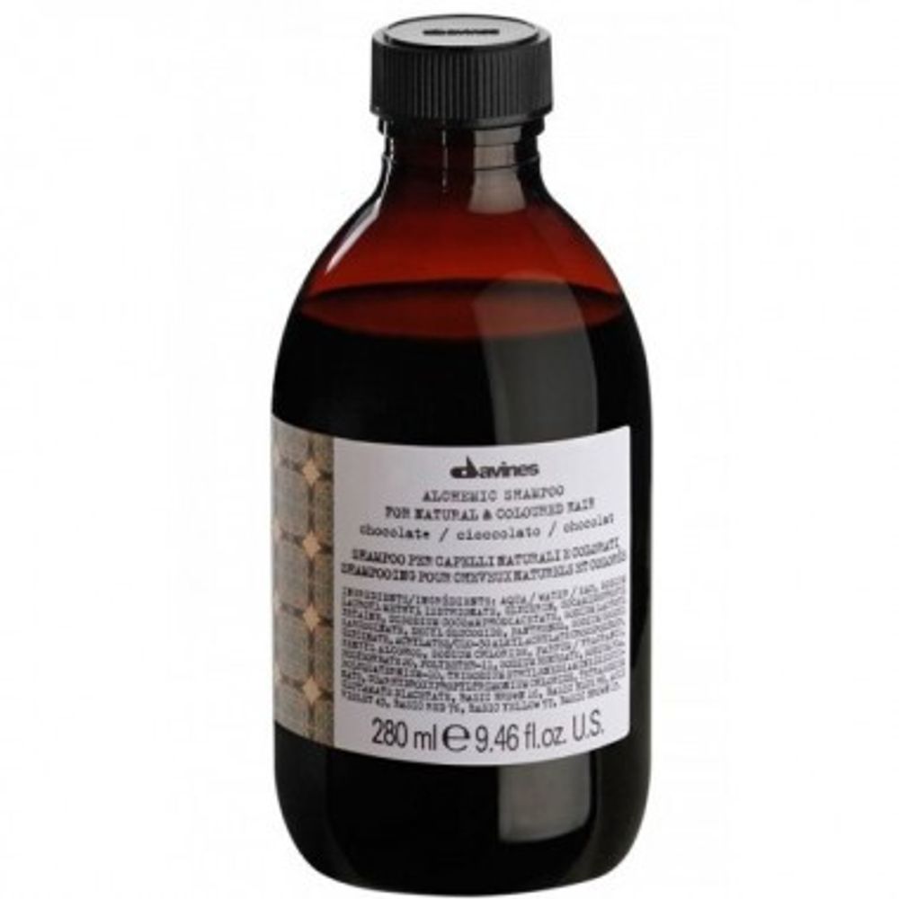 Шампунь «Алхимик» для натуральных и окрашенных волос DAVINES Alchemic Shampoo - Chocolate 280 мл