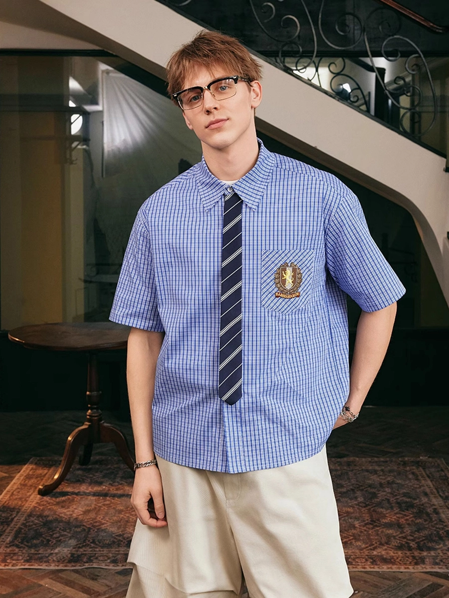 Рубашка HARSHandCRUEL "HACR Academy" Short Sleeve Shirt