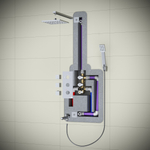 Душевой комплект Timo Tetra-Thermo SX-0199/03SM с термостатом черный