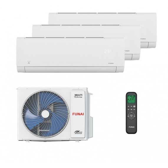 Мульти сплит-система Funai на 3 комнаты (25+25+25 кв.м.) серия SHOGUN