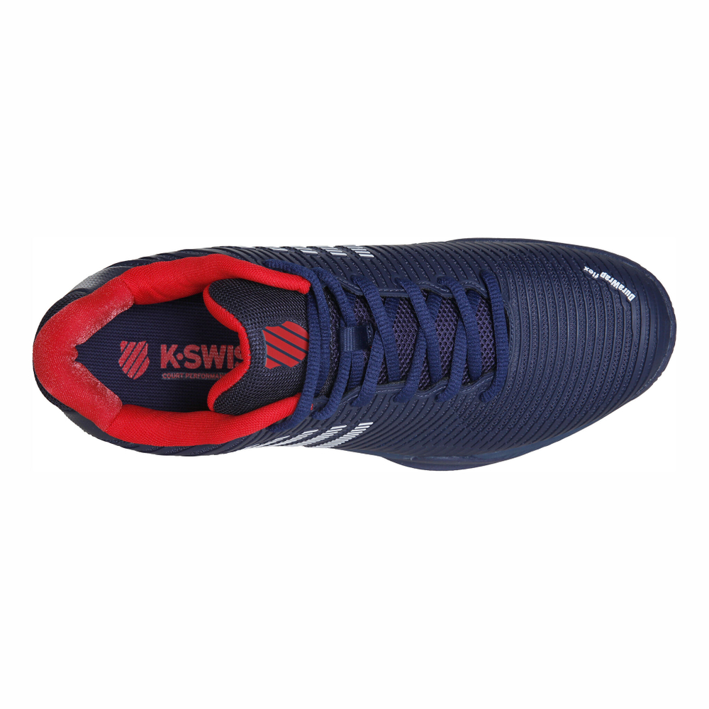 Мужские теннисные кроссовки K-Swiss Hypercourt Express 2 Clay Court Shoe Men - Dark Blue, Red