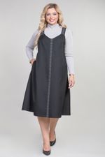 Сарафан 1042-1 черный Novita (Акция)