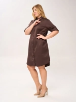 Платье-рубашка с карманами