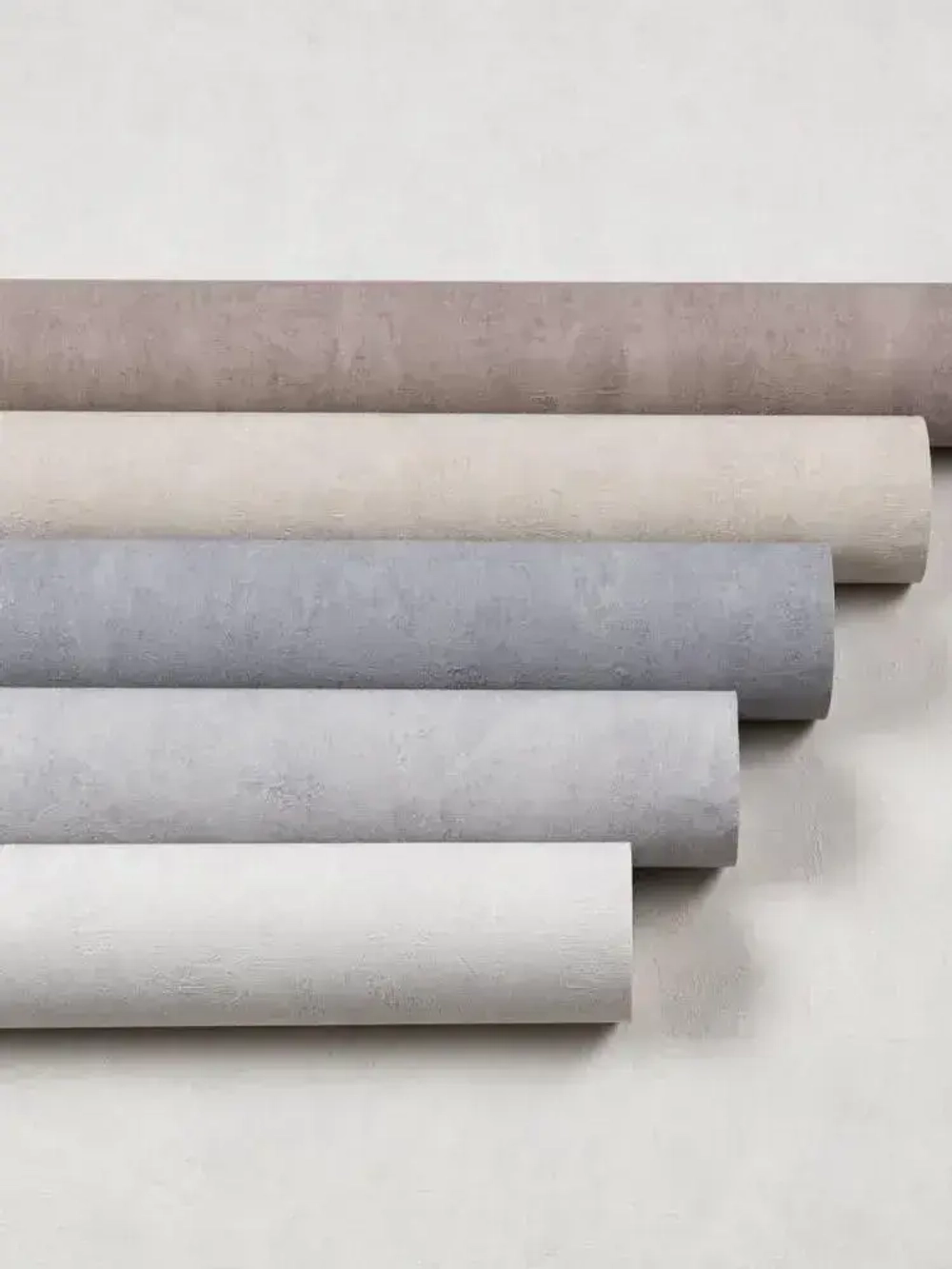 Обои винил горячего тиснения, моющиеся на флизелиновой основе Marvig Voyage 1.06м х 10.05м, штукатурка, цвет темно-серый