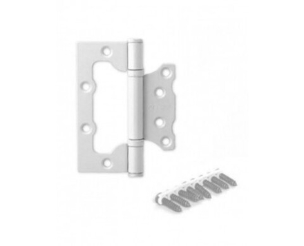 Петля накладная "БАБОЧКА" БЕЛАЯ 100-75-2.0