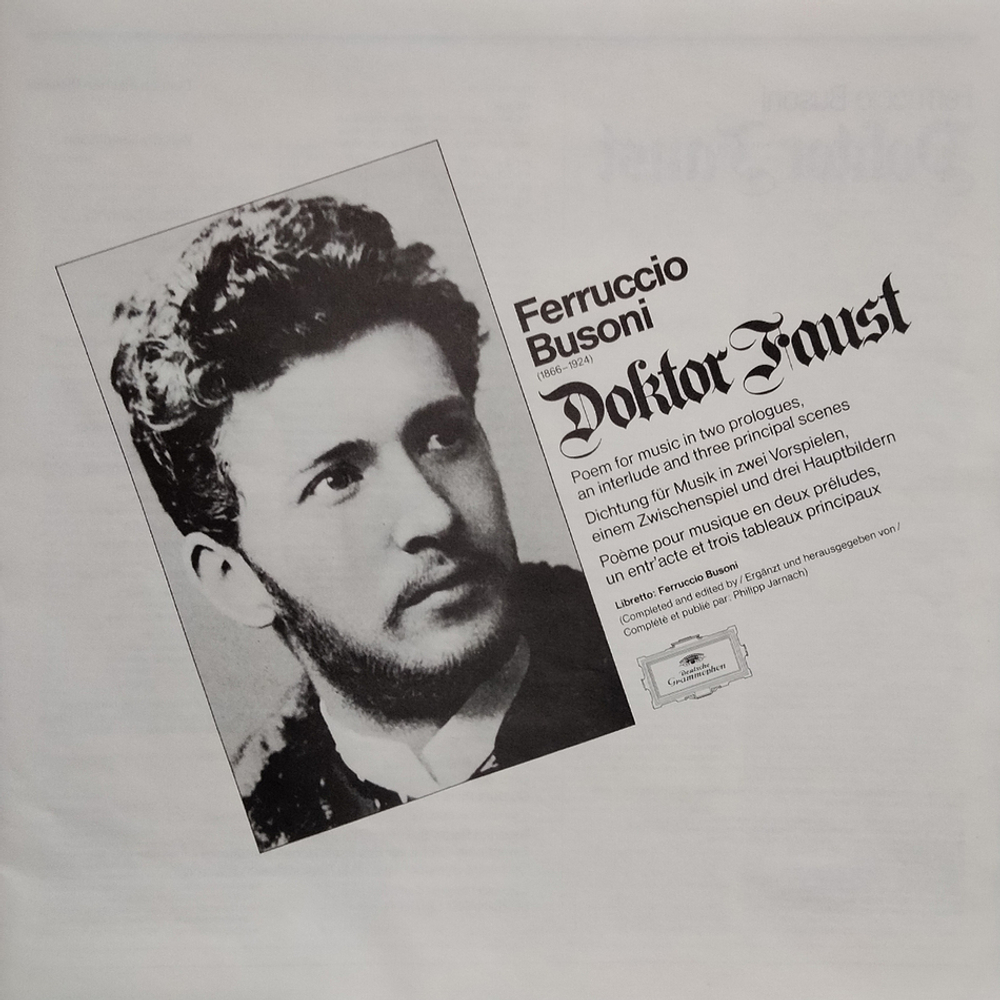 Ferruccio Busoni / Doctor Faust (3LP)