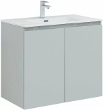 Тумба с раковиной Aquanet Алвита New 277528 80 серый