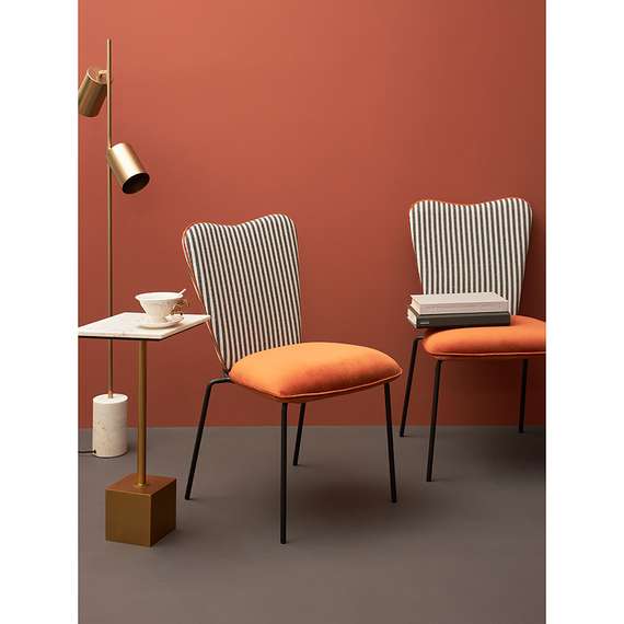 Стул Pompadour, велюр, терракотовый