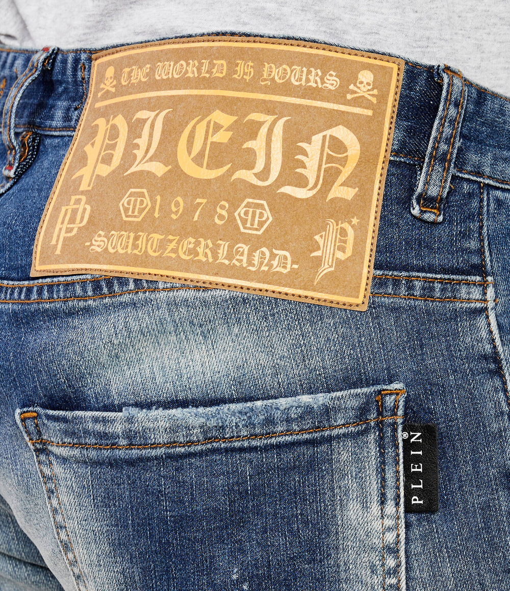 Джинсы Lion Circus Philipp Plein - темно-синий(MDT3750 PDE004N)