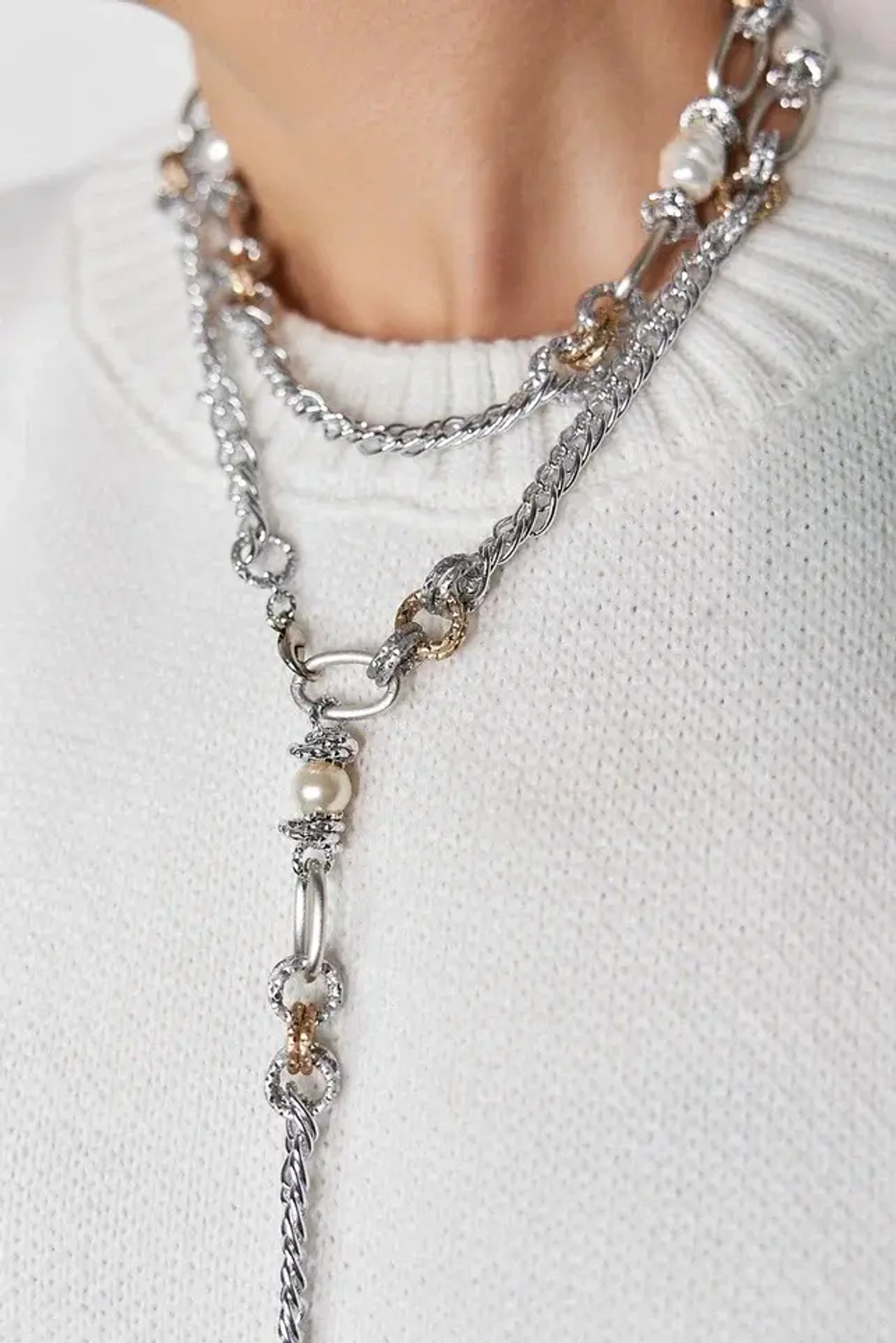 HMG 1131 Колье 110см mix  арт.2500