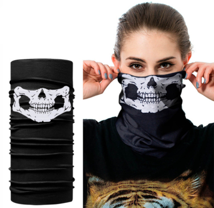 Бафф маска-шарф Череп