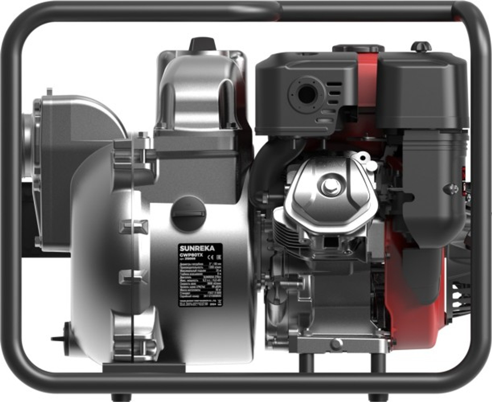 Мотопомпа бензиновая для грязной воды SUNREKA GWP80TX 215008