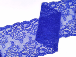 Эластичное кружево, 22 см, синий, м, (Арт: EK-2275), м