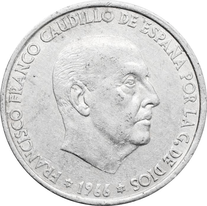 50 сентимо 1966 Испания XF-AU