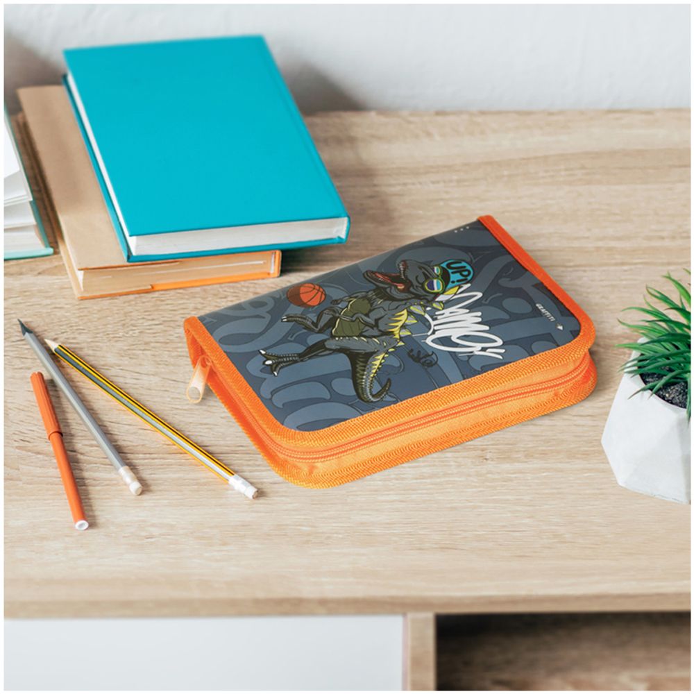 Пенал 1 отделение, 190*115 ArtSpace "Street style", ламинированный картон, фольга