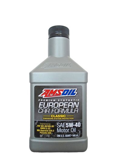 AMSOIL European Car Formula 5W-40 Classic ESP Synthetic Motor Oil (0,985 Литра)