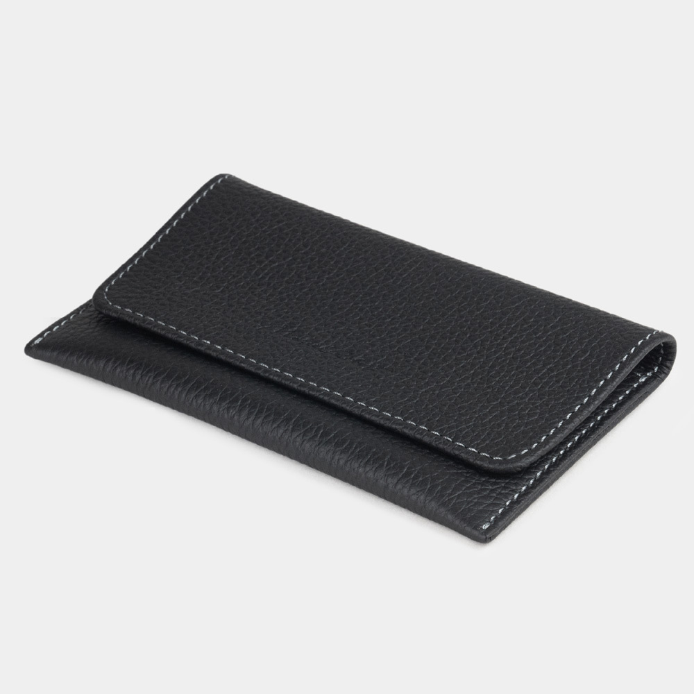 Кофр для украшений Medium из кожи теленка, черного цвета