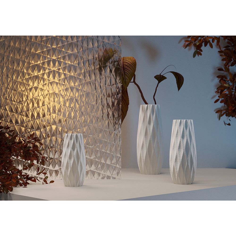 Ваза для сухоцветов Printed Art, Rhomb, 42 см