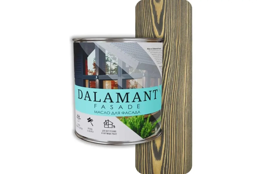Масло для фасада Dalamant Fasade графит
