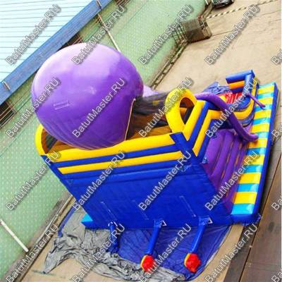 Надувная горка "Мега-осьминог"