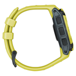 Спортивные часы Garmin Instinct E, 45 мм, силиконовый ремешок цвета «электрический лайм» Безель цвета «электрический лайм». Ремешок с классической застёжкой — на запястье обхватом 132–213 мм