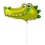 Шар Фольгированный Голова Крокодила (Зеленый)