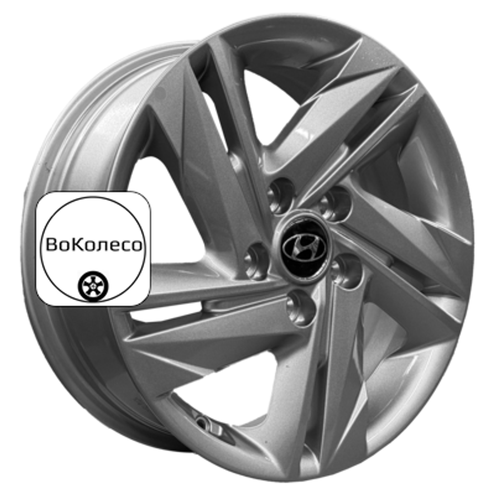 6x16/5x114,3 ET43 D67,1 BW110 Silver Hyundai R16, original Original