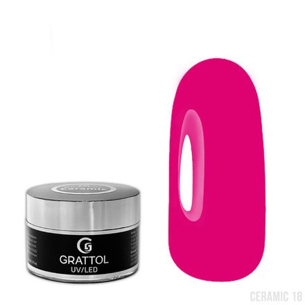Grattol Camouflage Gel Ceramic 18 - Гель камуфлирующий, 15 мл