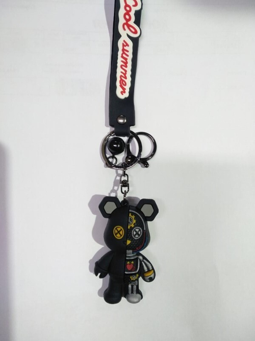 Брелок для ключей  Медвежонок Bearbrick , с ремешком и карабином (KPR)