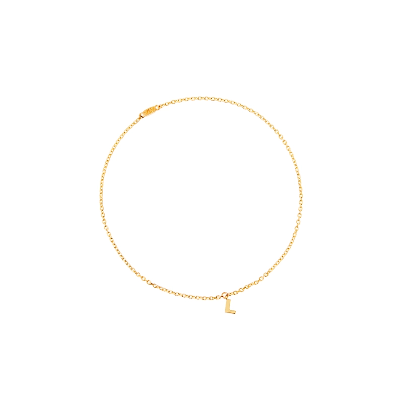 Вечный браслет Персонализация с Буквой – Золото