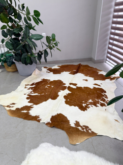 Коровья шкура на пол натуральная.