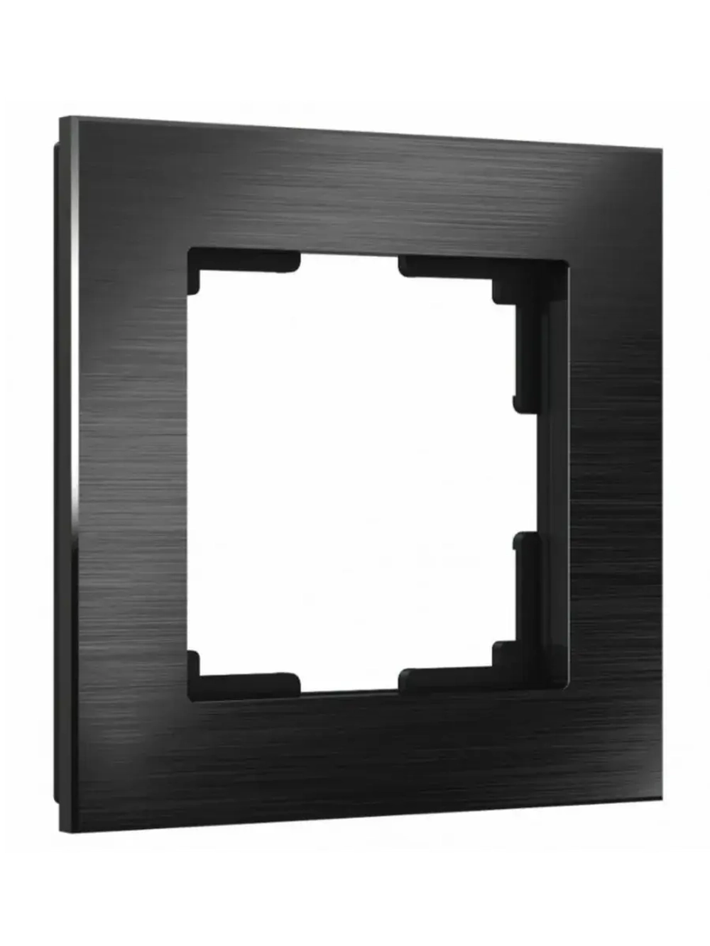 Рамка 1-я алюминий черный WL11-Frame-01 Black