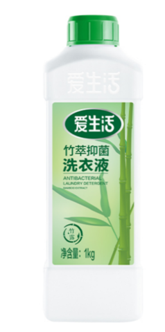 (1pv) iLiFE Антибактериальный гель для стирки с экстрактом бамбука 1 кг
