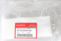 87140-KWN-900. EMBLEM, L. BODY COVER. 3D emblem "PCX" Honda PCX