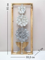 Панно на стену для интерьера 81х33 см