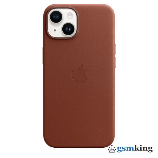 Apple Leather Case with MagSafe iPhone 14 Umber (Коричневый) MPP73ZM/A