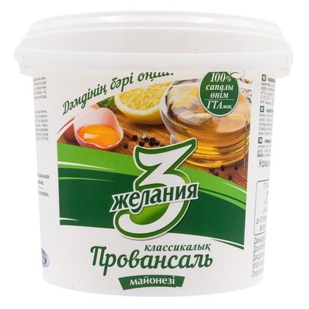 Майонез 3 желания 50.5 % 800 гр