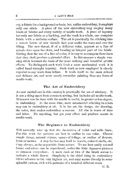 A Lady Book on art Embroidery | G. C. Perkins