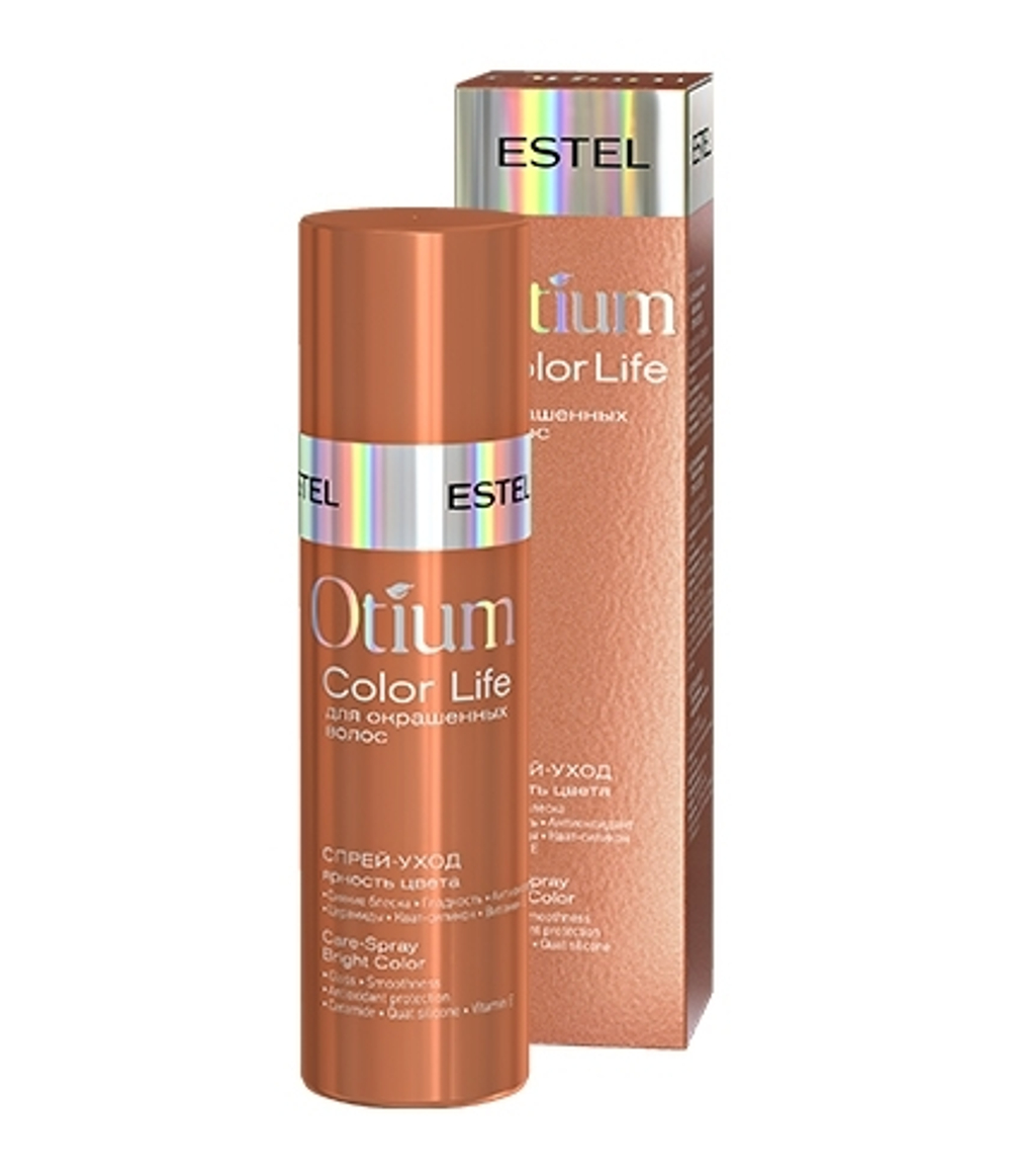 ESTEL Спрей-уход для волос "Яркость цвета" OTIUM COLOR LIFE, 100 мл