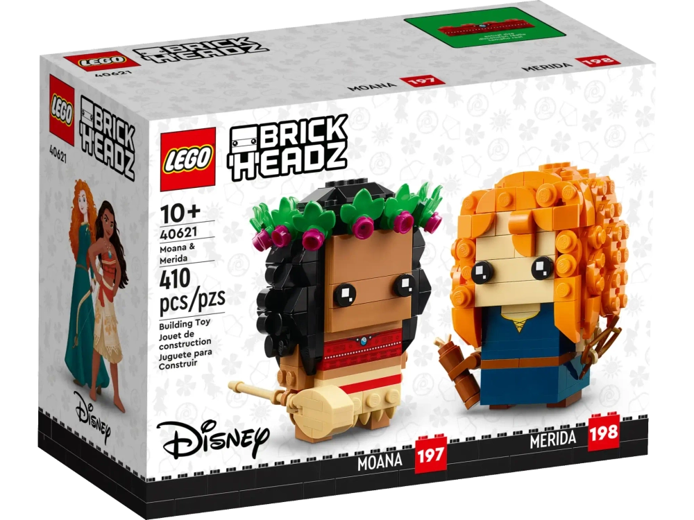 Конструктор LEGO BrickHeadz 40621 Моана и Мерида