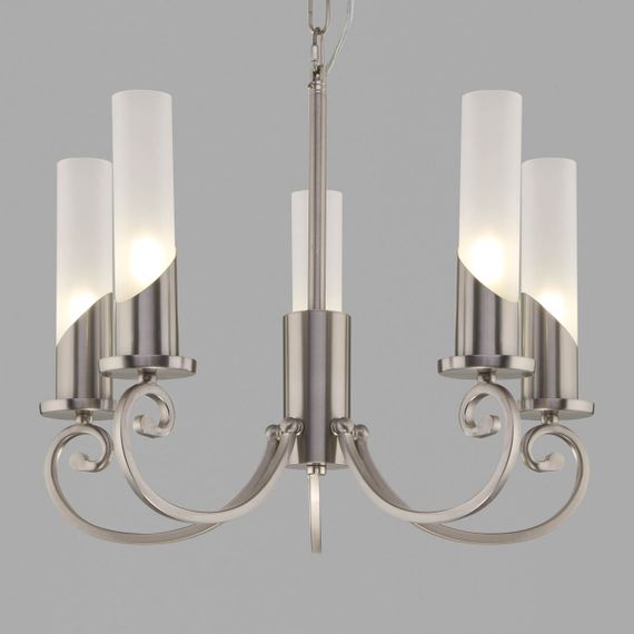 Подвесная люстра Eurosvet Banci 60117/5 никель