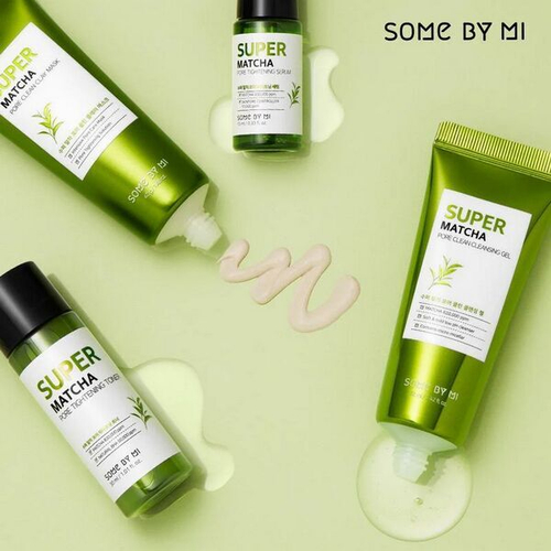 Набор миниатюр с чаем матча Some By Mi Super Matcha Pore Care Starter Kit, (42мл, 42мл, 30мл, 10мл)